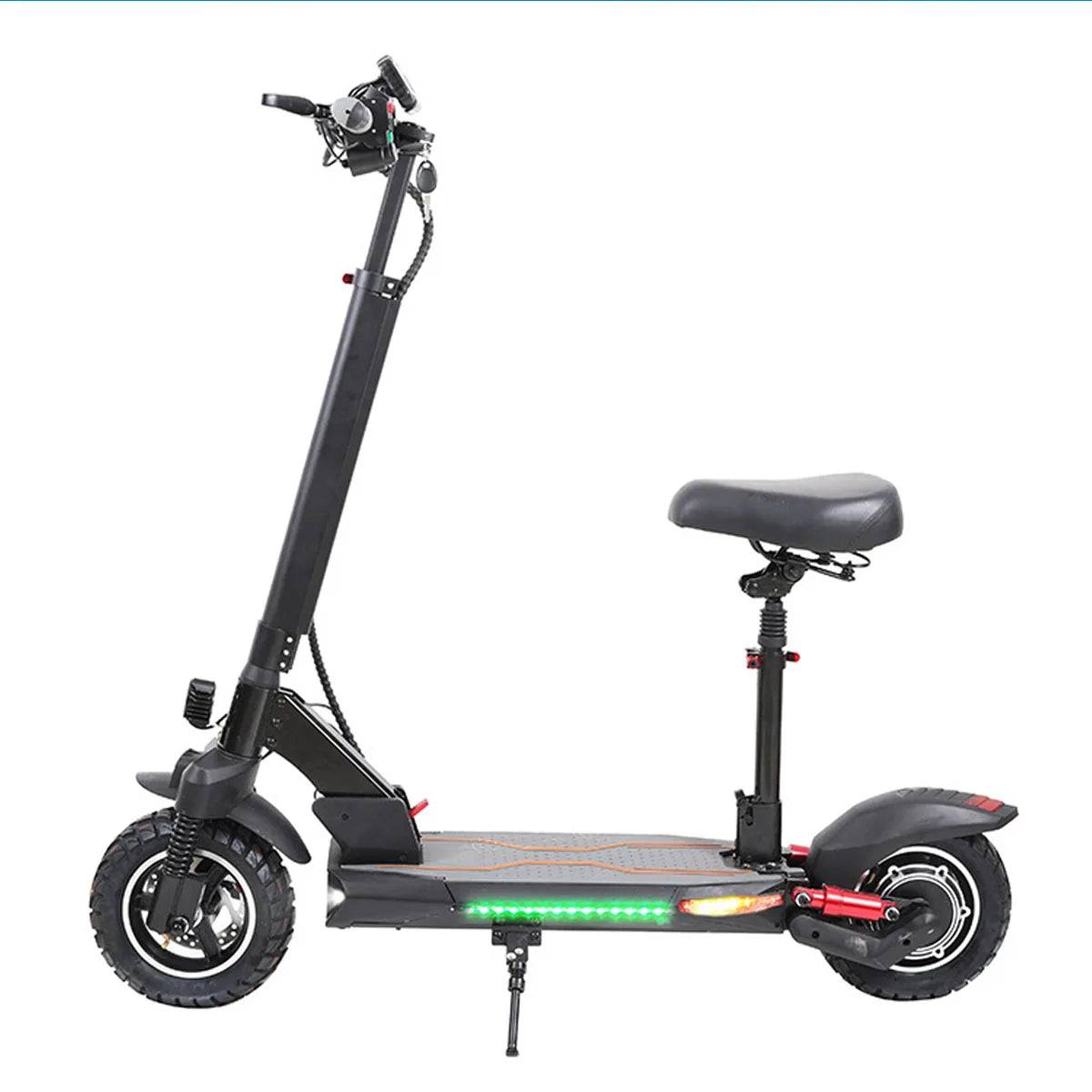 EMANBA 36v 10 Inch Off-Road Foldable Electric Scooter 2-Wheel 10Ah - 350W / 36 V / Black