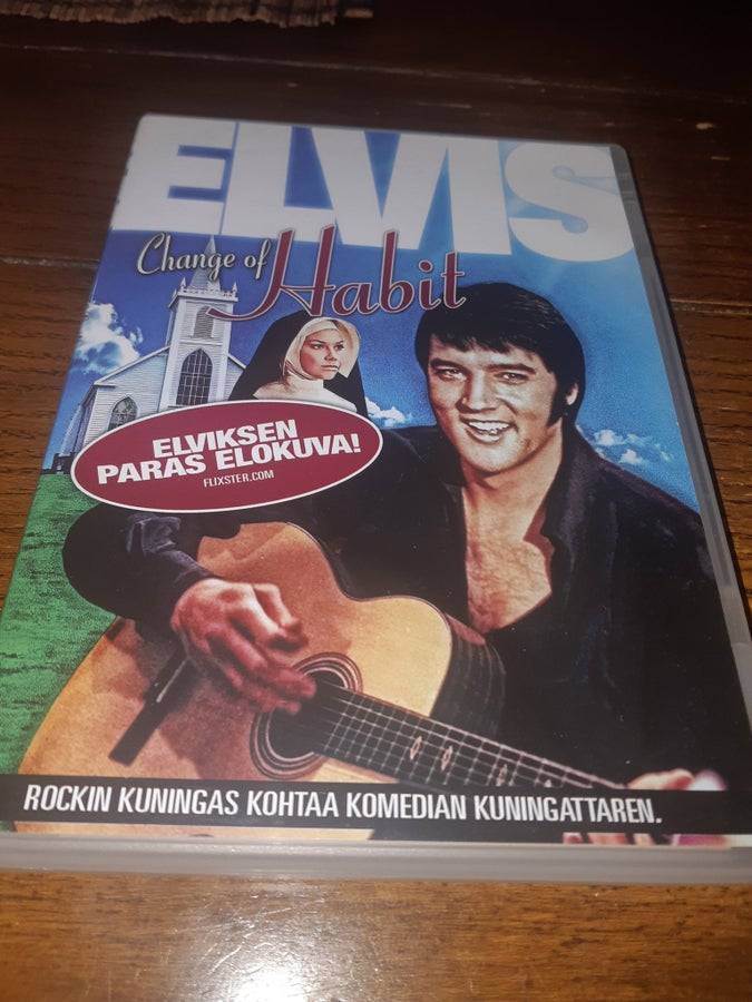 Change of Habit DVD Elvis Presley Fint Skick!