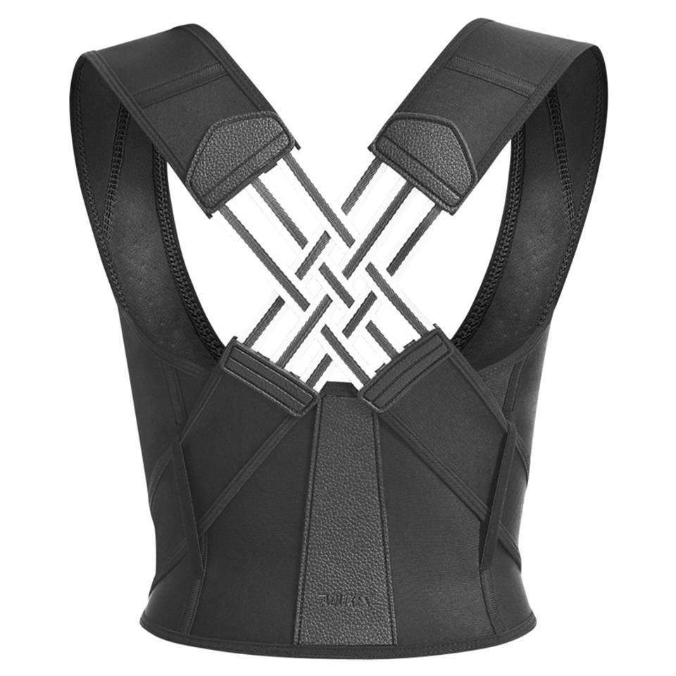 Aolikes Posture Corrector For Women Men Adjustable Back Support Belt Breathable Strap Better Posture S