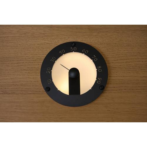CARIITTI Light Sauna Termometer, sort.