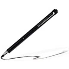 Broonel Svart uppladdningsbar Fine Point Digital Stylus – kompatibel med Lenovo ThinkPad Tablet 2 (Wi-Fi + 3G) 10,1 tums surfplatta