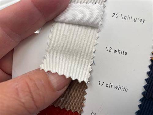 Diagonal vævet twill - offwhite