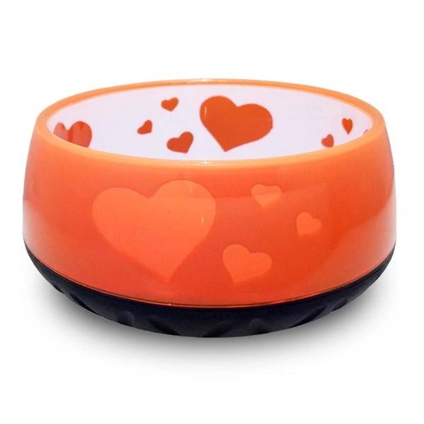 Matskål Heart - Tangerin
