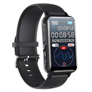 S18A AI Smart Röstinspelare Armband med Realtidstranskribering – 16GB