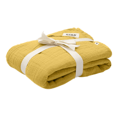 Muslin Swaddle - Mustard - GOTS Certified