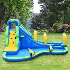 Bouncy Castle oppustelig vandrutsjebane med blæser 478x366x242cm
