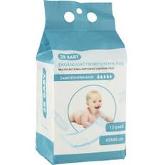 2B Baby Skötbordsunderlägg 45x60 cm 12-pack Skötbordsunderlägg 1 st