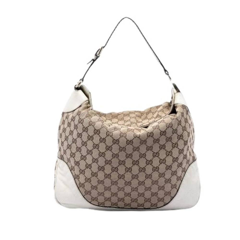 Gucci Vintage Pre-owned Canvas gucci-tasker - Vintage - Dame - Beige - ONE SIZE -