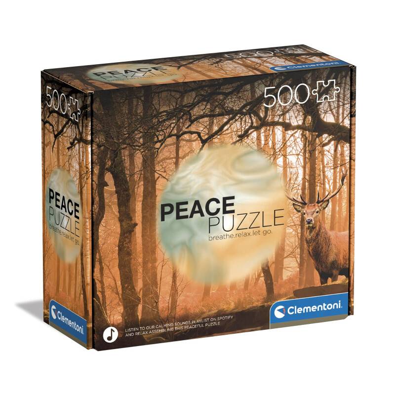 Clementoni - 35118 - Peace Puzzle - Rustling Silence - Puzzle 500...