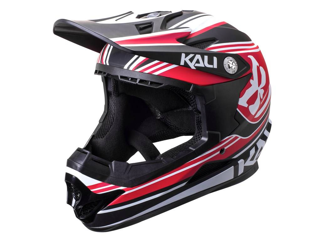 Kali bmx hjelm sort rød s 54-55 cm