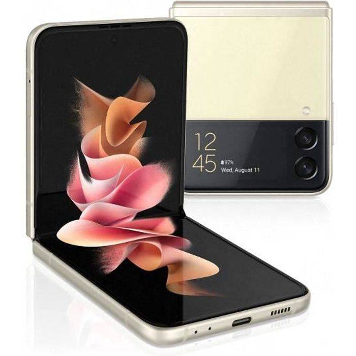 Samsung Galaxy Z Flip 3 5G 8GB RAM+128GB/256GB Smartphone SIM+eSIM Upplåst vit