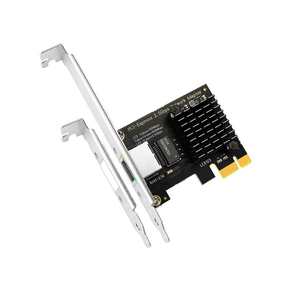 2.5Gb PCIe Network Card for Desktop PC, 2500/1000/100Mbps Gigabit Ethernet RJ45 LAN Port,PCIE X1 Interface Ethernet Card