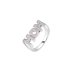 Maria Black Mom Rose Ring Silver Pink