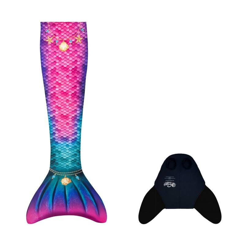 Havfruehale - Hale + monofinne, Star (XS + S) Small