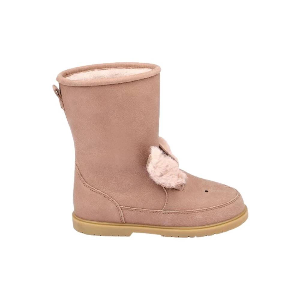 Donsje Wadudu Eksklusive Støvler - Kids - unisex - Beige - 26 EU - Uld