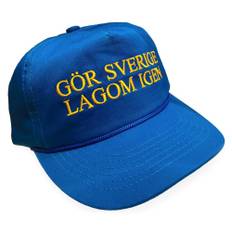 Keps Gör Sverige Lagom Igen - Blå/Gul - One-Size