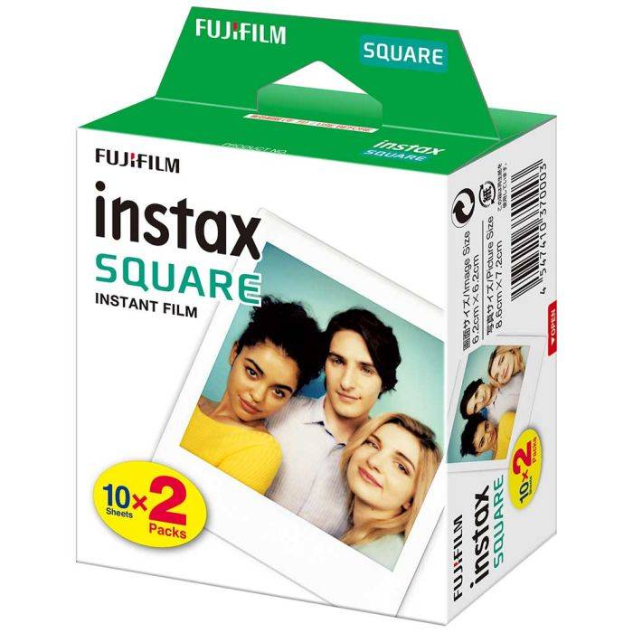 Fujifilm Instax Square Film Twinpack (2 x 10st)