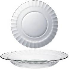 Duralex PICARDIE dyb tallerken, gennemsigtig, 230 x 35 mm - sæt med 6 stk.