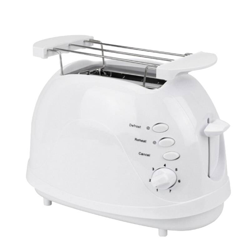 Elektrisk brödrost automatisk bröd bakmaskin toast smörgås grill ugn maker 2 skivor hushåll för frukost eu plug