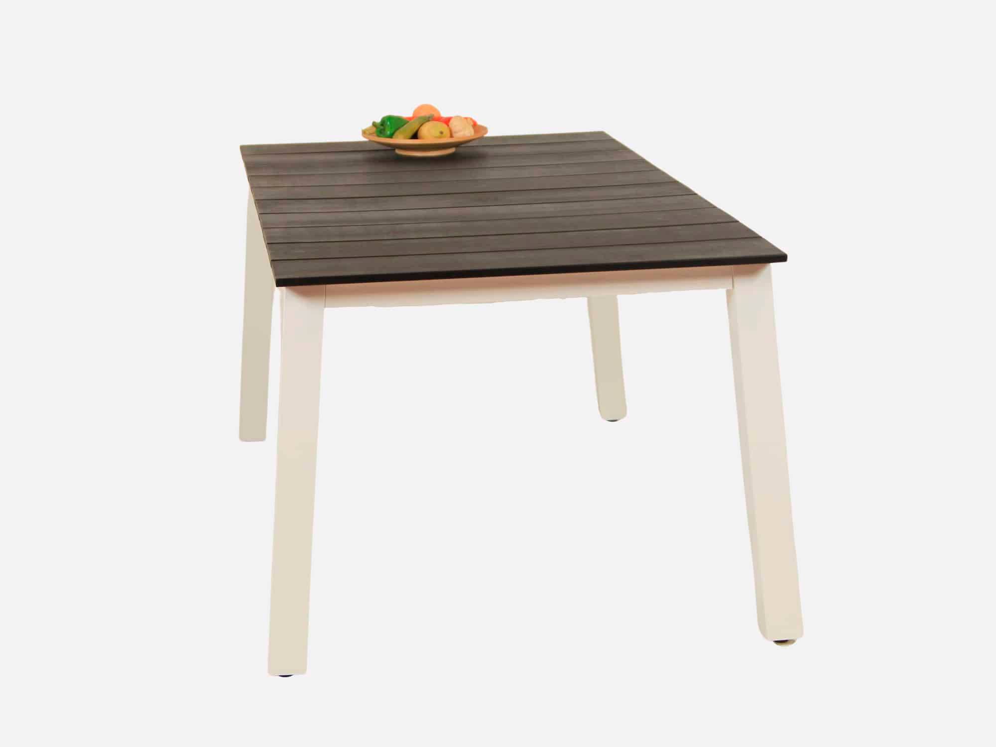 Havebord Nonwood Hvid/Sort 90x165 cm Soho.