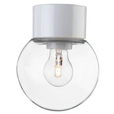 Classic Glob Rak Vit/Klarglas 150Mm Ip54