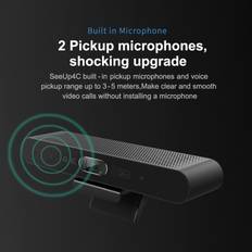 4K Camera USB Webcam HD Video Conference Camera with Microphone and Speaker AI Face Tracking Auto