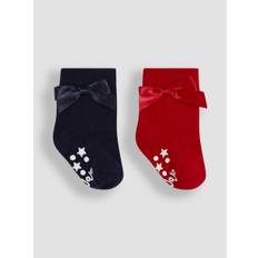Jojo Maman Bébé JoJo Maman Bébé Navy 2-Pack Bow Socks