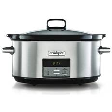 Crock-Pot CSC063X slow cooker 7.5 L 320 W Black, Stainless steel