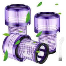 3 Stück Filter Für Dyson V12, Ersatzfilter für Dyson V12 Detect Slim Absolute/Total Clean/Extra/Fluffy Vacuum Cleaner, Ersatzteile V12 Hepa Filter Zubehör, Ersetzen Sie Part 971517-01