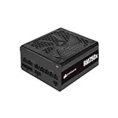 Corsair RM750x 80 PLUS Gold Fully Modular ATX 750 Watt Power Supply (135 mm Magnetic Levitation Fan, Wide Compatibility, Reliabile Japanese Capacitors, Extremely Fast Wake-from-Sleep) EU - Black