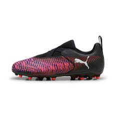 PUMA FUTURE 8 MATCH MG Laceless Football Boots Youth, Shoes, Black/White/Glowing Red, 28