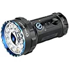 OLIGHT X7R Marauder 2 LED Taschenlampe, Super Hell 14000 Lumen Wiederaufladbare USB Große mit Strahler und Flutlicht, 800 Meter Leuchtweite, 7modi,Schwarz