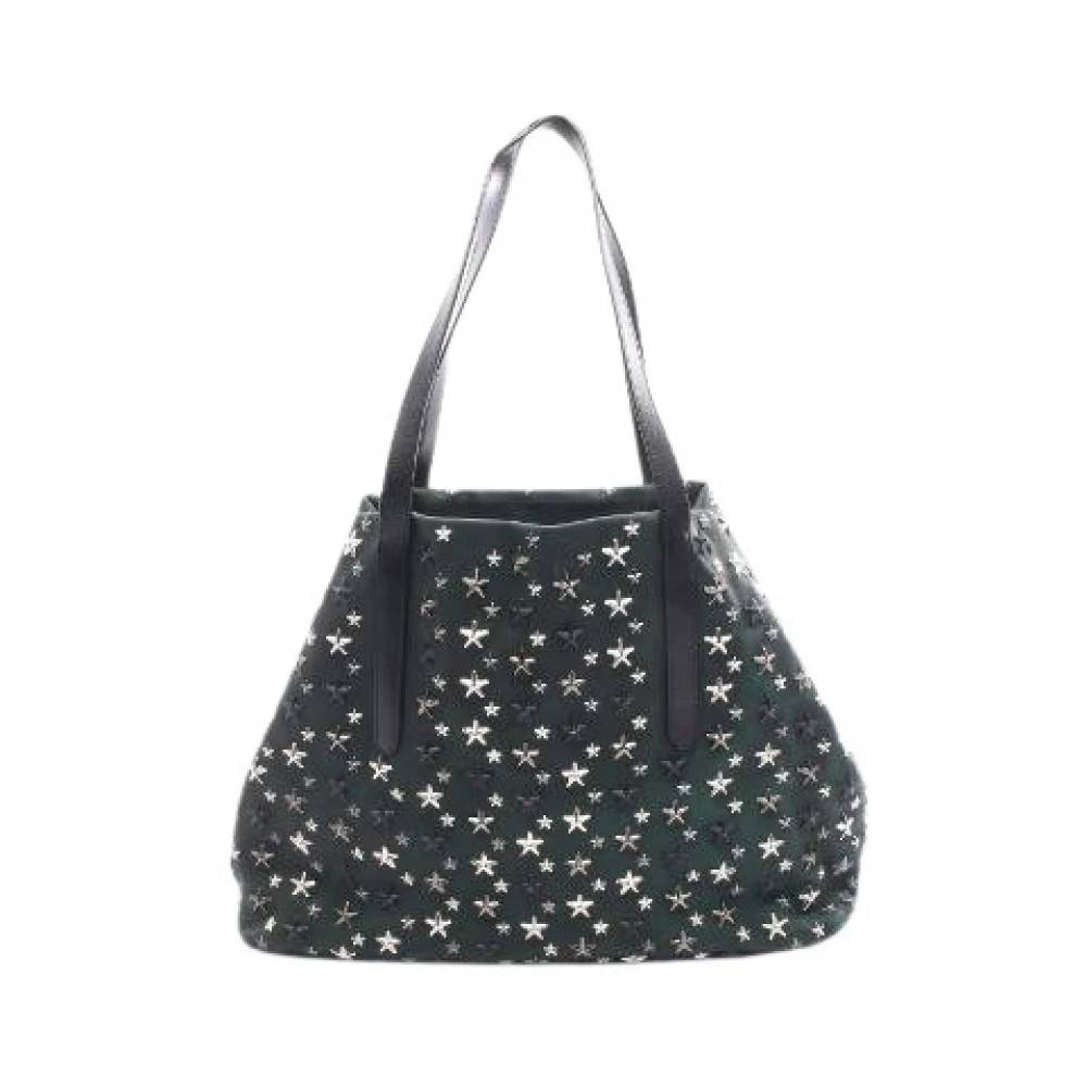 Jimmy Choo Pre-owned Pre-owned Pimlico S Læder Tote Taske - Vintage - Dame - Grøn - ONE SIZE - Læder
