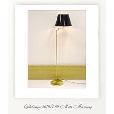 Vallentuna armatur & skärmateljé Golvlampa 3610 Swing Matt Mässing Exkl. Skärm