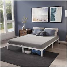 Dreamzie Sängstomme 120x200 med vit metallbotten - höjd 35 cm - 120x200 bas med fötter