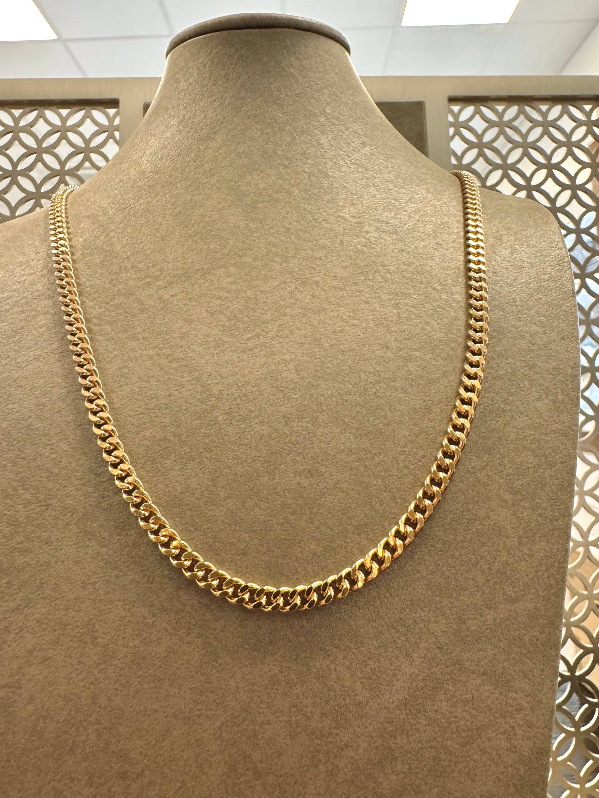 18K Guld Pansarlänk Halsband GC-PAN-2959-HB