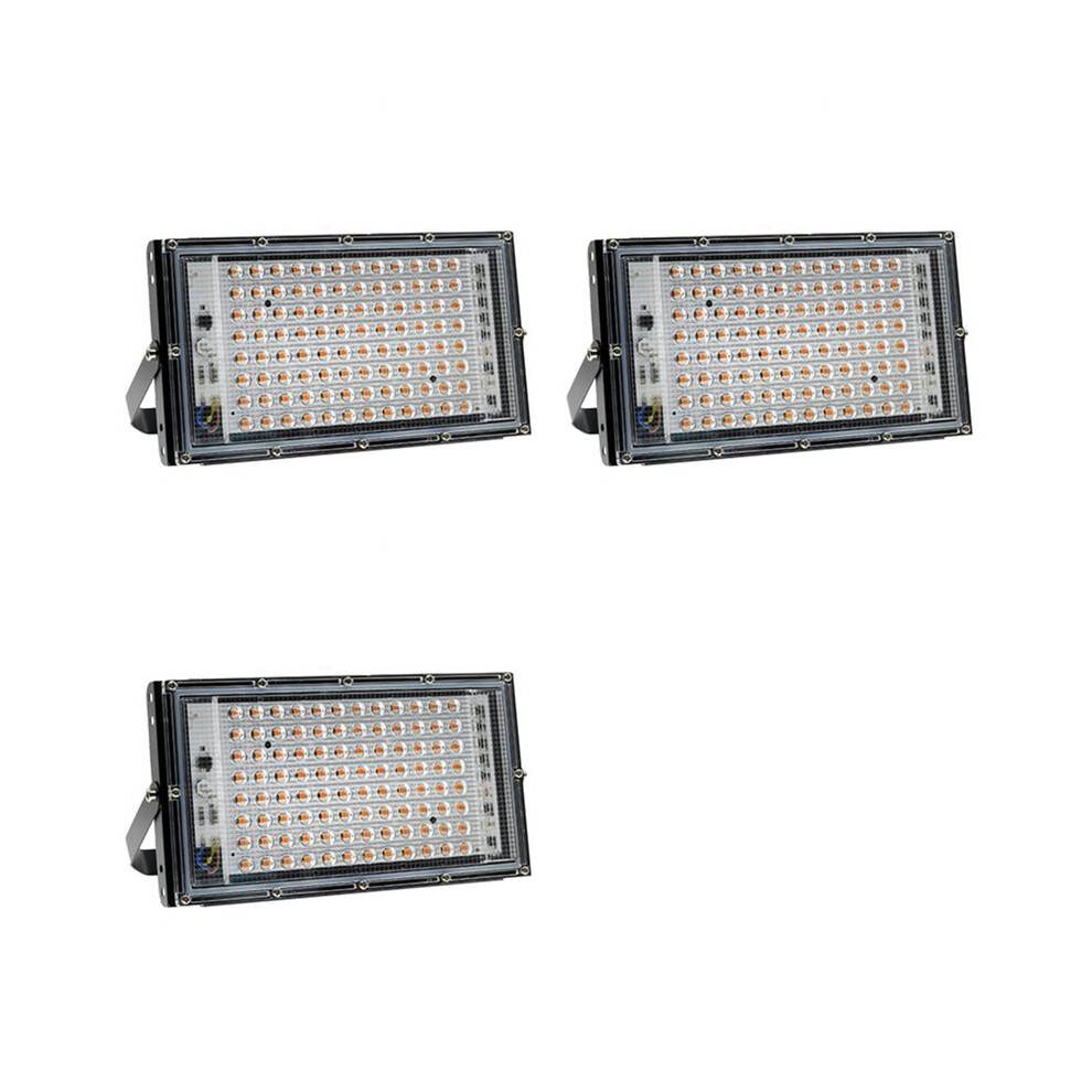 3X LED Grow Light Full Spectrum Phyto Lamp for Plants 100W LED Grow Lamp Phytolamp Greenhouse Growth Lighting Wire Plug