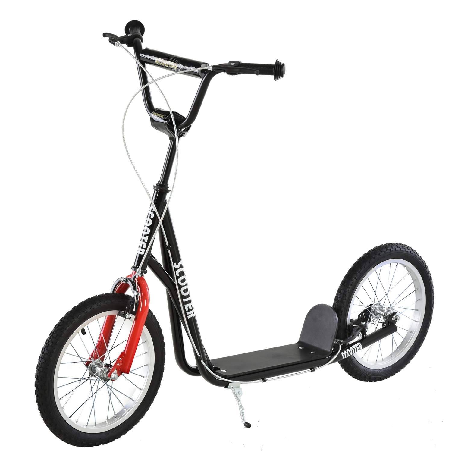 Blå Sparkscooter til børn 5+ med håndbremse