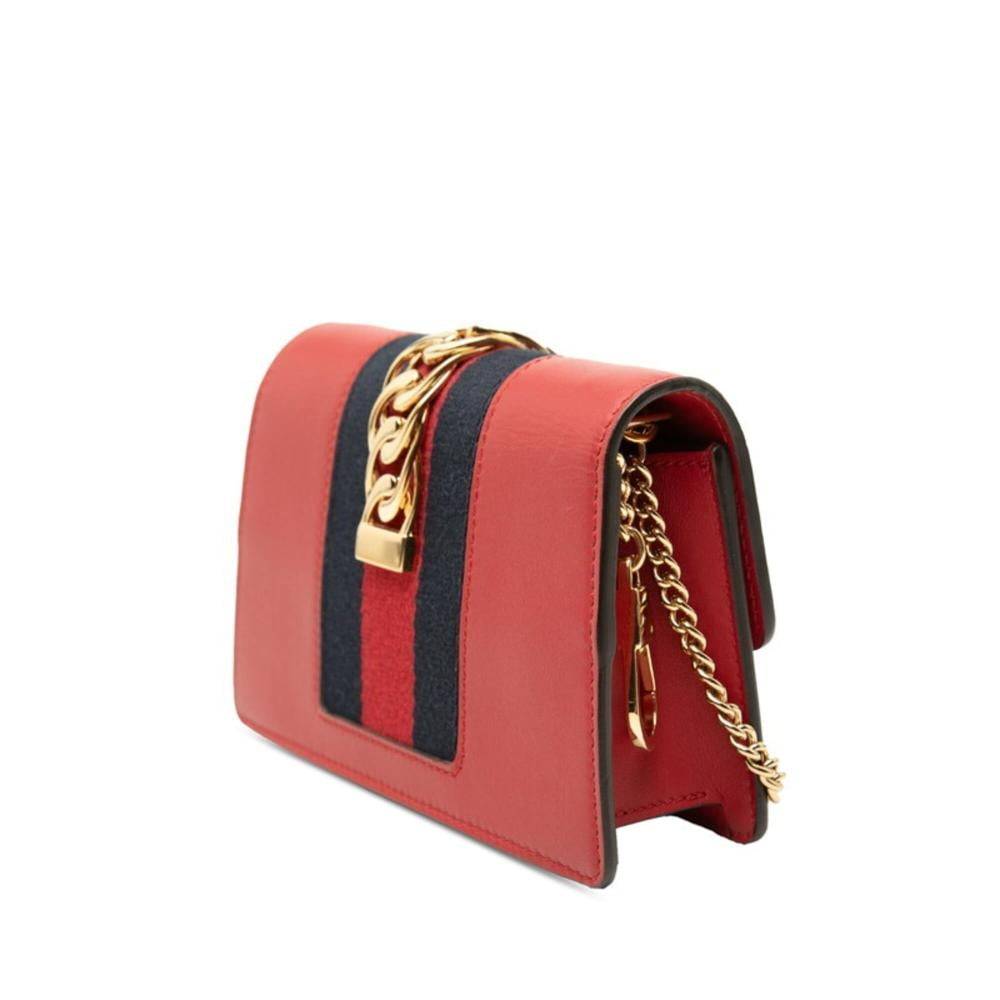 Gucci Vintage Gucci Sylvie H 10cm x W 16cm x D 4cm - Skuldertasker hos Magasin