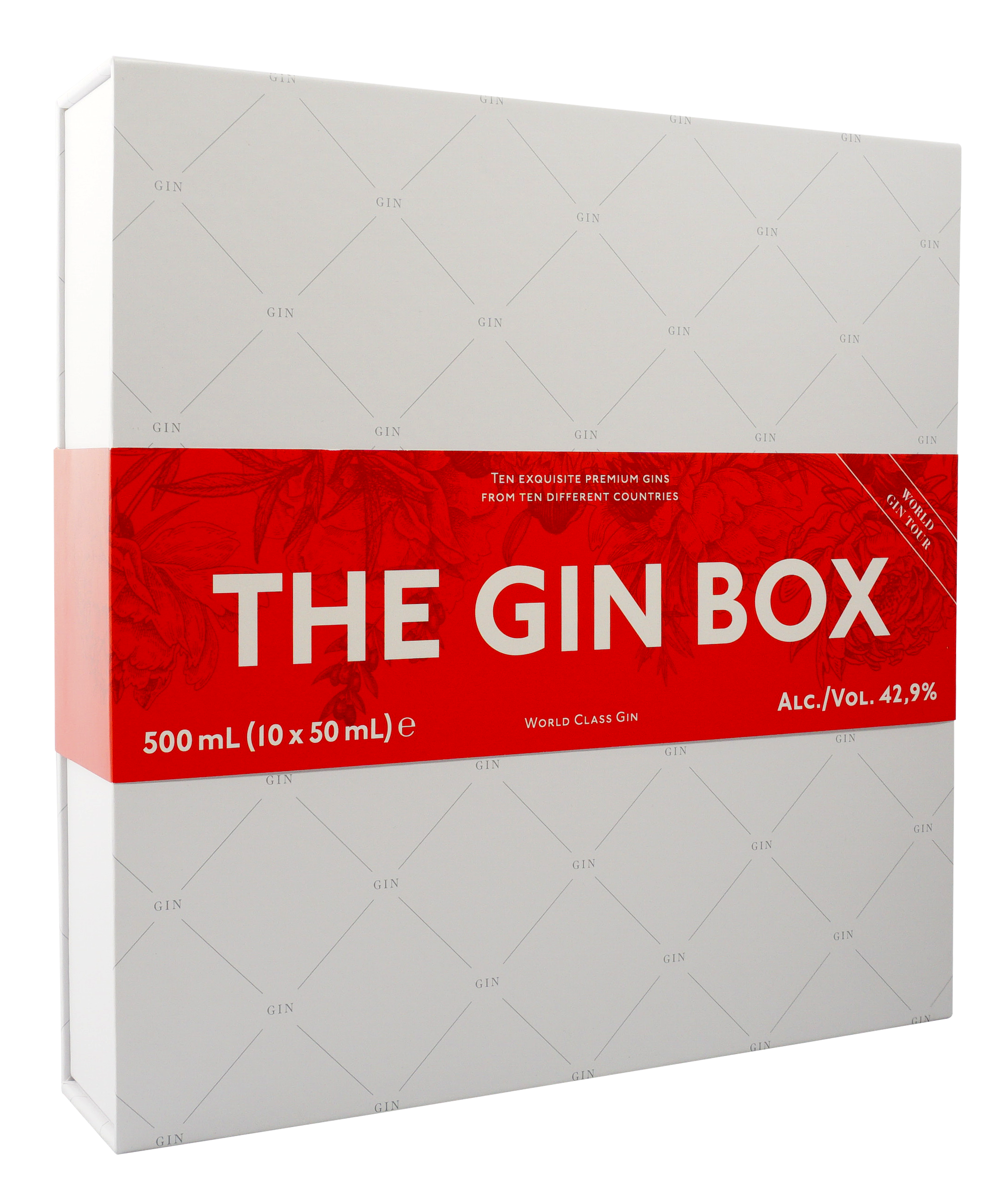 The Gin Box World Tour - 10 flasker a´ 5 cl. | 50 CL