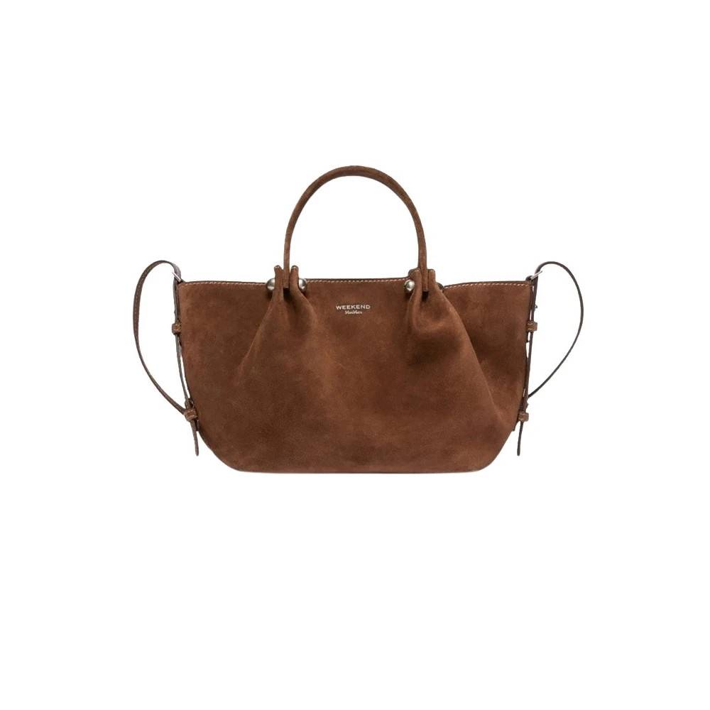 Weekend Max Mara Wkario Tote Bag - Tasker - Dame - Brun - ONE SIZE - Læder