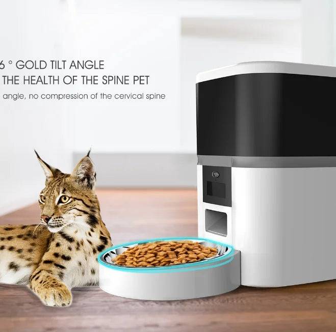 Automatic Pet Feeder with Video & Wi-Fi - WIFI No Video D