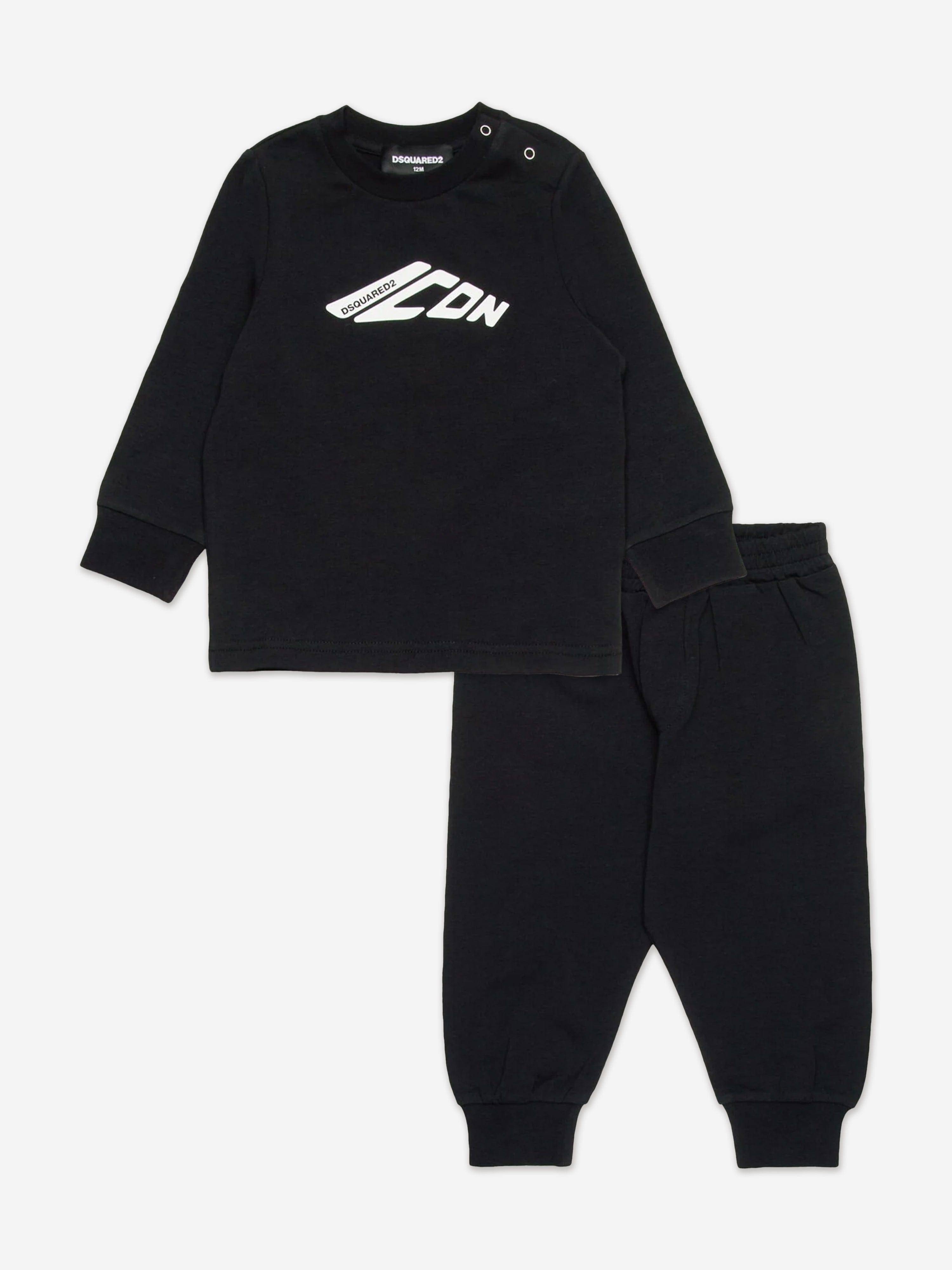 Dsquared2 Baby Icon Logo Tracksuit in Black - Black / 36 Mths (36 Mths)