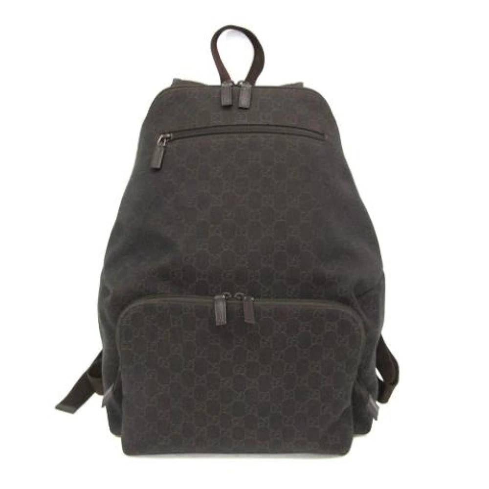 Gucci Vintage Pre-owned 354667 Rygsæk - Vintage - unisex - Brun - ONE SIZE - Uld
