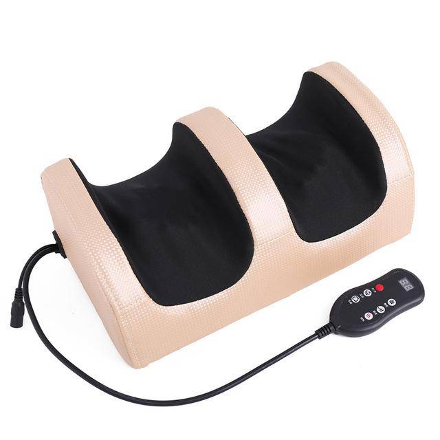 Electric Foot Leg Massager Shiatsu Therapy Calf Relaxation Relieve Fatigue Kneading Roller Muscle Deep Foot Massage Care Machine EU Plug
