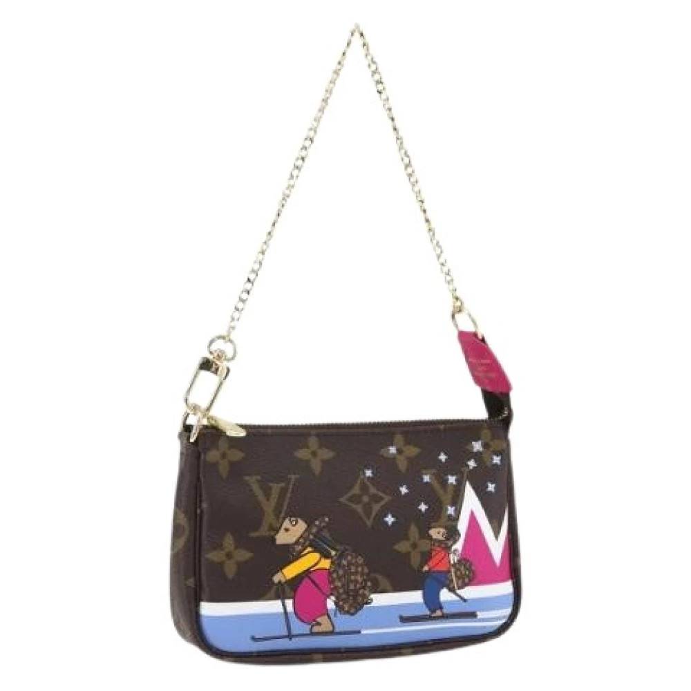Louis Vuitton Vintage Pre-owned Canvas Mini Bag - Vintage - Dame - Brun - ONE SIZE -