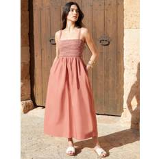 Threadbare rynket overdel 100% bomuld Midaxi Kjole42