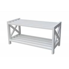 Skoställ Klavfjäll Vit 80x35x40cm