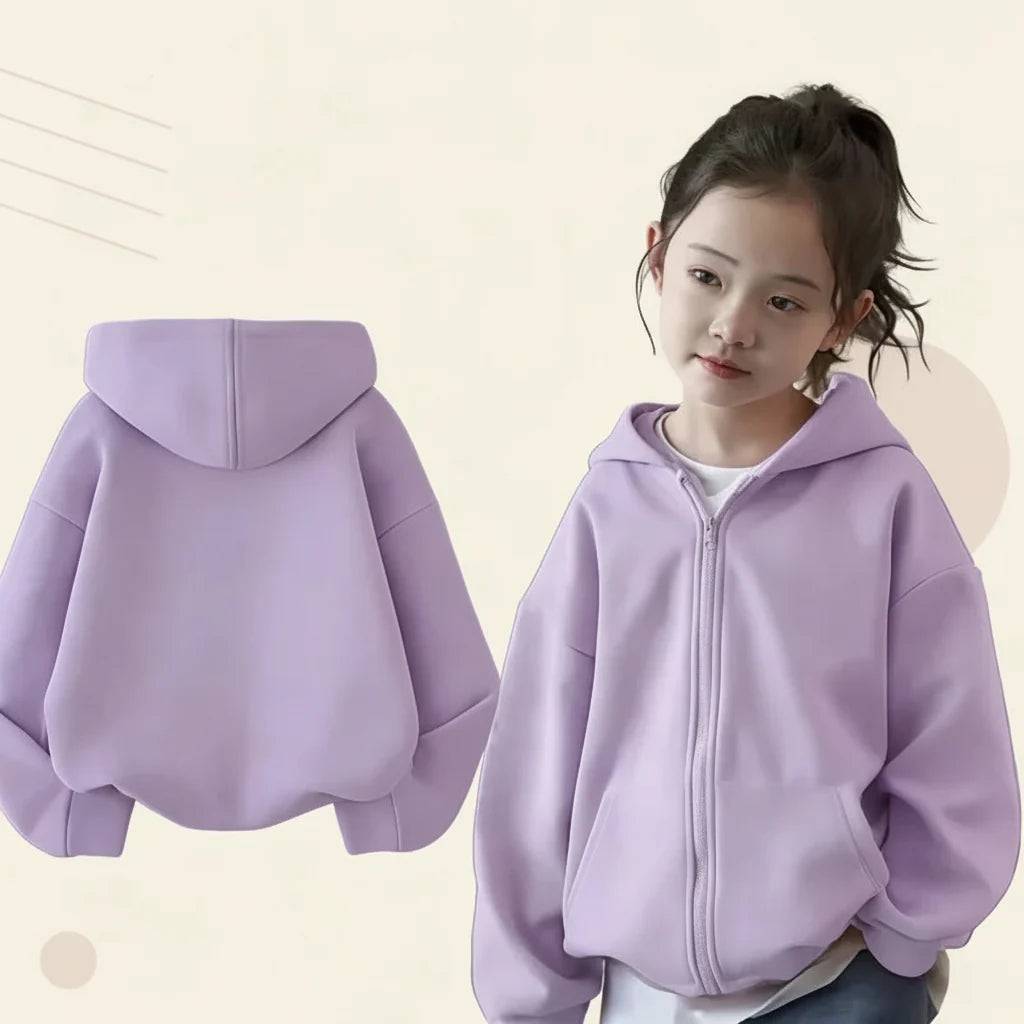 YoungStyle – Trendigt och praktiskt – Hoodie för barn Lila / 160 (13–14 år) | Pedagogiska Träleksaker
