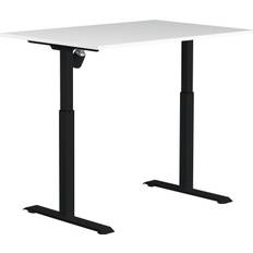 Sun-Flex I hæve-sænkebord, 120x80, Sort/hvid